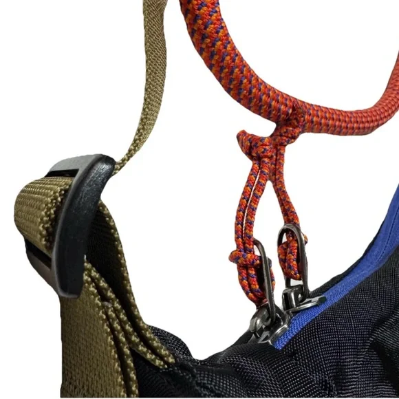 Cotopaxi Trozo shoulder bag NWOT black/multi adjustable rope strap recycled - Picture 9 of 16